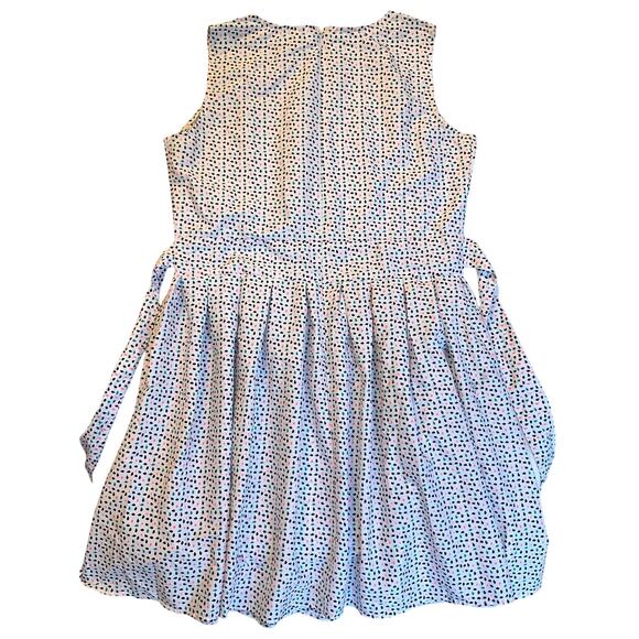 Tramp Women Dress size XL White Sleeveless Knee Length Lightweight A-line Floral - Picture 9 of 10